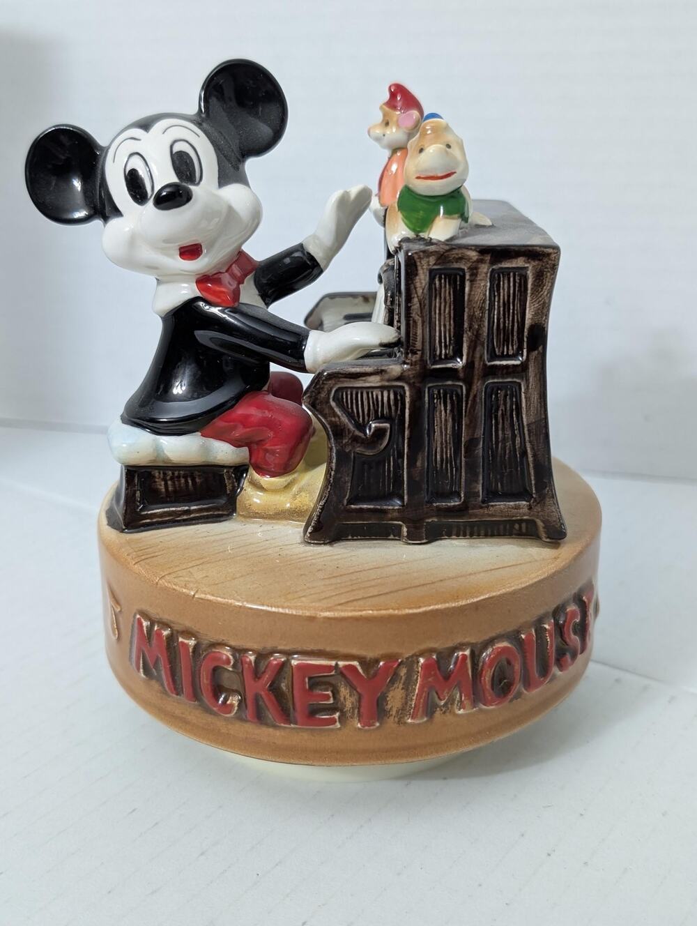Vintage Disney Japan Mickey Mouse Piano Music Box